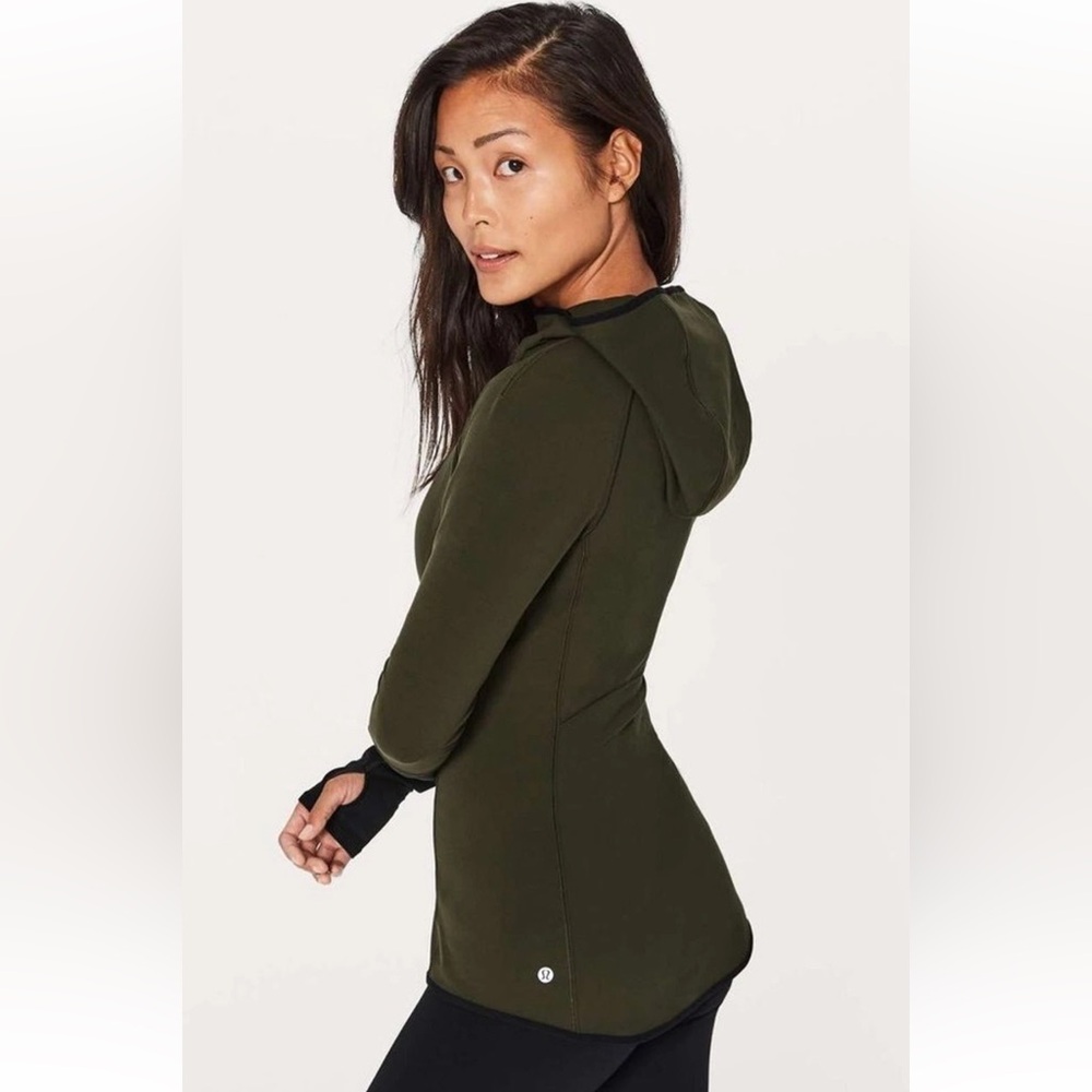 lululemon athletica Olive Green Hoodie